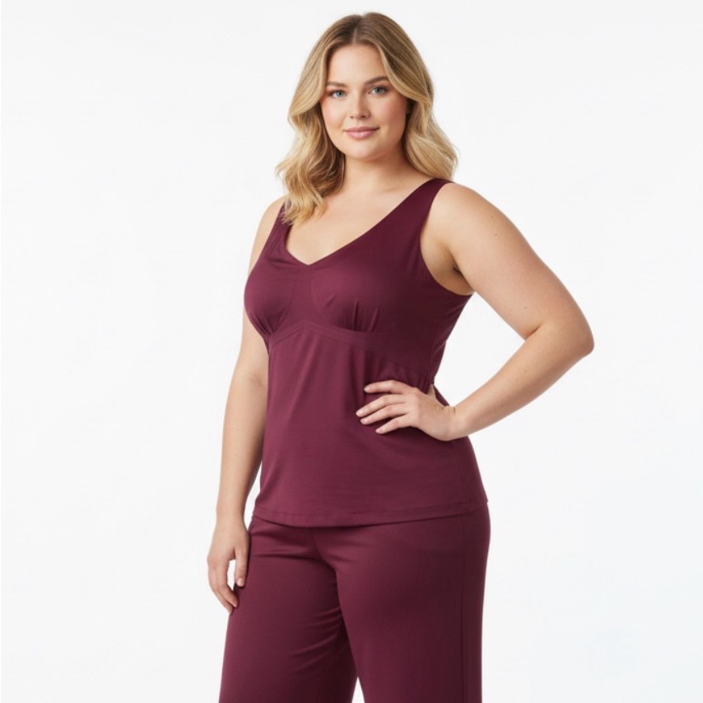 Honeylove Wirefree Liftwear Tank Womens Size‎ 3X Plus Soft Shaper Seamless New